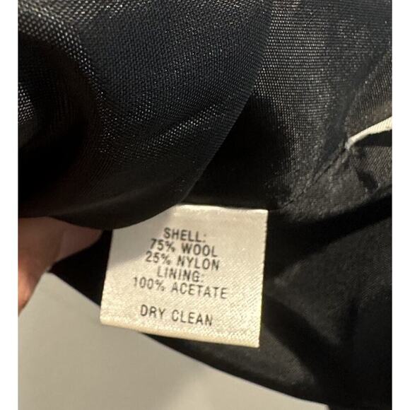 Ann Taylor Loft Size 4 Wool Blend Plaid Print Dress Academia Sleeveless Sheath - Picture 6 of 6